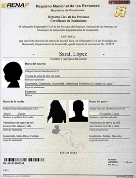 Vuelos a Guatemala certificado de nacimiento.png